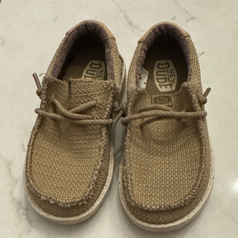 Hey Dude Kids Brown Moccasins
